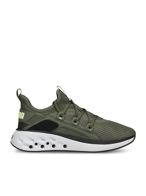 Puma Unisex Softride Frequence Loden Green & Feather Grey Running Shoes-picture-34