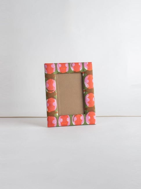 Freedom Tree Red Fabric Marica Handcrafted Recycled Photo Frame