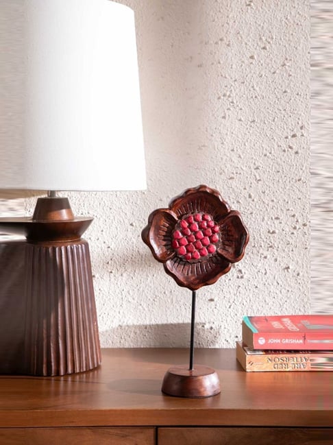 Freedom Tree Brown Mango Wood Kuru Handcrafted Table Top