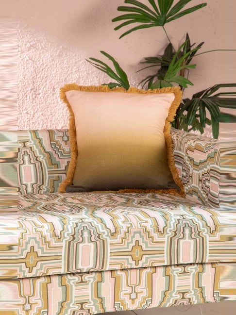 Freedom Tree Multicolor Polyester Akshaya Solid Cushion Cover-picture-28