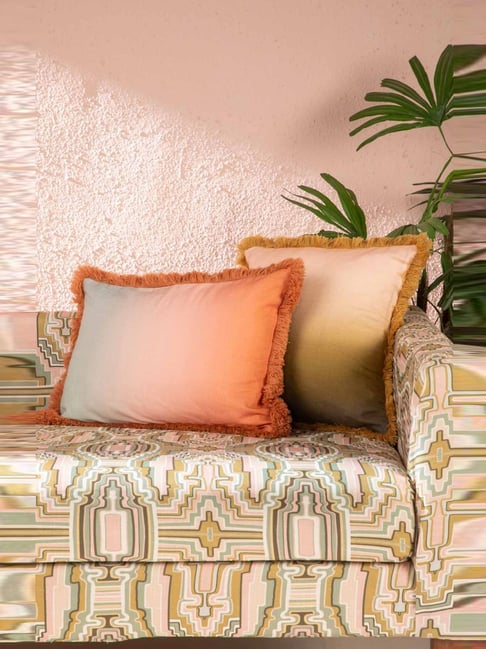Freedom Tree Multicolor Polyester Tama Solid Cushion Cover-picture-19
