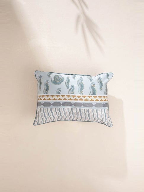 Freedom Tree Multicolor Polyester Silver Lining Abstract Cushion Cover-picture-26