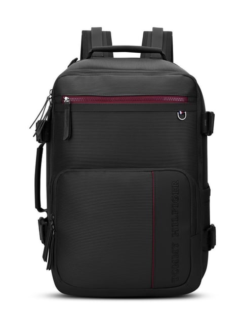TOMMY HILFIGER Black Roava Laptop Backpack