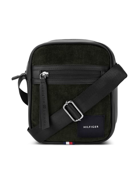 TOMMY HILFIGER Olive & Black Kylan Cross Body Bag