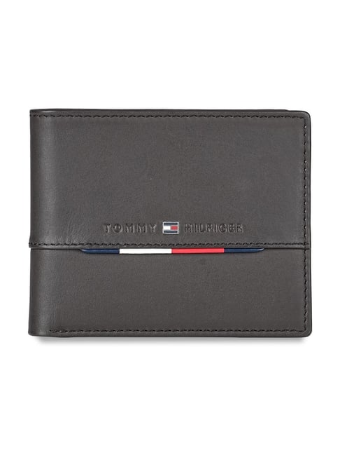 TOMMY HILFIGER Brown Eupen Leather Passcase Wallet