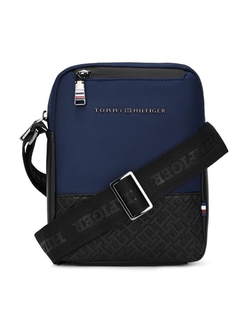 TOMMY HILFIGER Navy & Black Nexo Printed Cross Body Bag