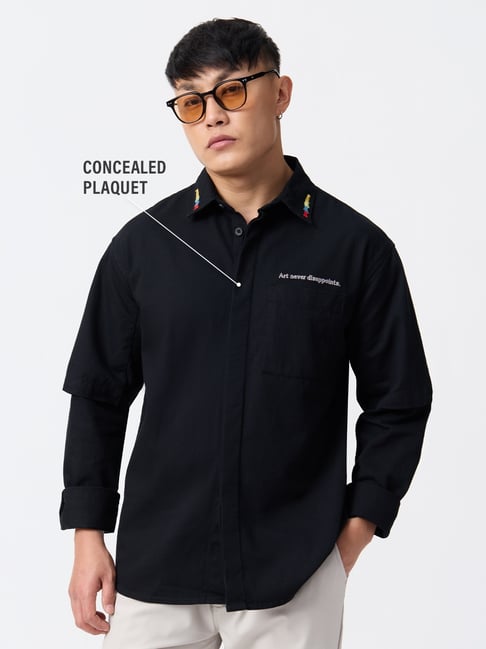 The Souled Store Tss Originals Art Is Love Men Relaxed Shirt-picture-20