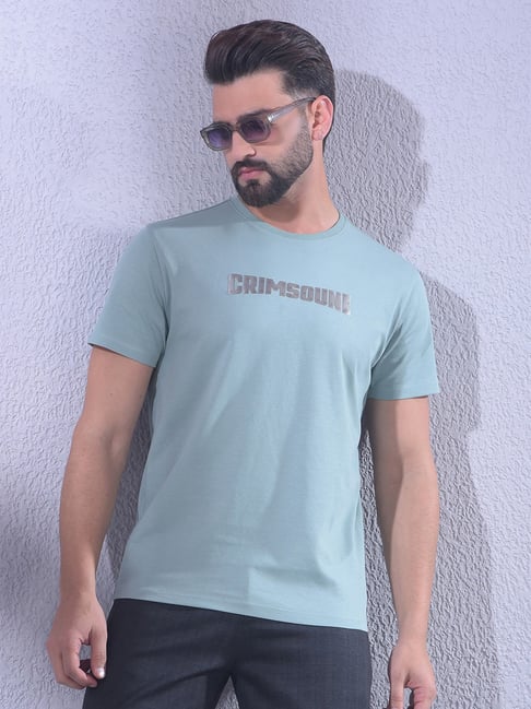 Crimsoune Club Green Brand Logo Solid Polo Neck T-Shirt-picture-17