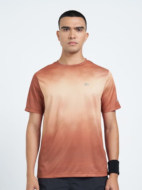 Ajile By Pantaloons Flame Regular Fit Printed Sports T-Shirt