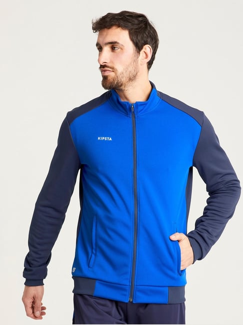 Kipsta - Football Training Jacket Essential - Navy & Blue