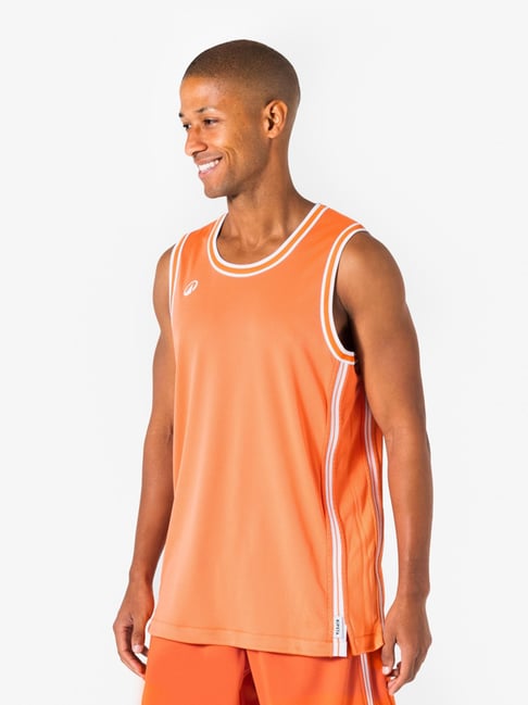 decathlon Kipsta - Adult Reversible Sleeveless Basketball Shirt Tank 500 Reverse - Orange-picture-34