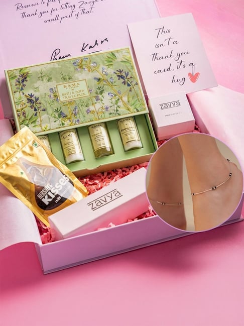 KAMA x Zavya Delicate Bead 925 Sterling Silver Anklet