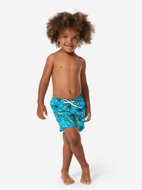 Decathlon - Kids Boardshorts, 100 Fun Turquoise