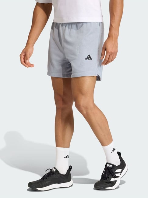 ADIDAS Grey Regular Fit Shorts