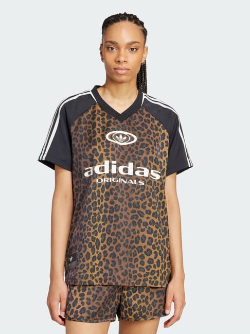 Adidas Originals Multicolour Printed Relaxed Fit Football Jersey-image-43