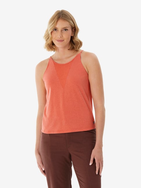 decathlon Quechua - Women Orange NH500 Quick Dry Hiking Tank Tops-picture-42