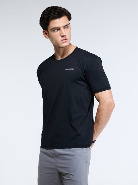 Cava Athleisure Black Relaxed Fit Printed Sports T-shirt-picture-47