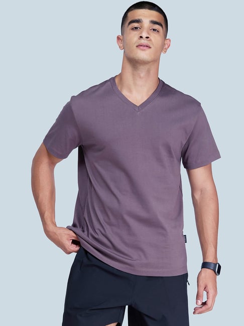 Cava Athleisure Purple Regular Fit Sports T-shirt-picture-14