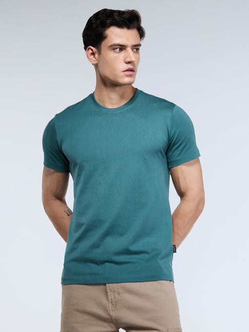 Cava Athleisure Green Relaxed Fit Sports T-shirt-picture-34