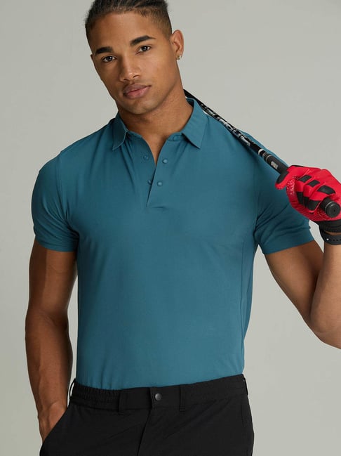 Cava Athleisure Teal Ace Bond Polo-picture-32