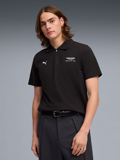 Puma Aston Martin F1 Jacquard Polo T-Shirt-picture-30