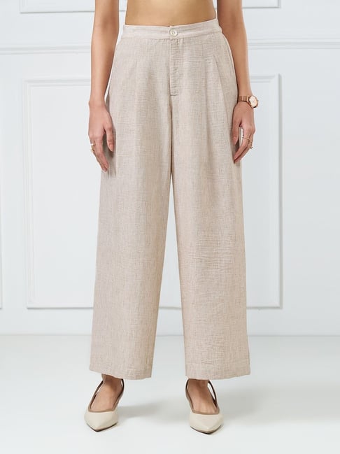 Annabelle By Pantaloons Atmosphere Flared Fit Trousers