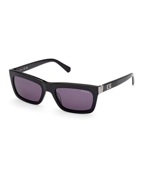 GUESS Grey UV Protection Rectangular Sunglasses for Men-picture-30