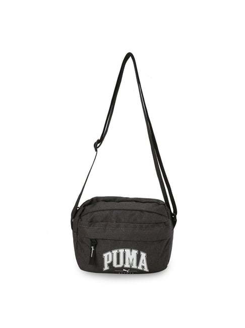 Puma Black & Heather Printed Cross Body Bag