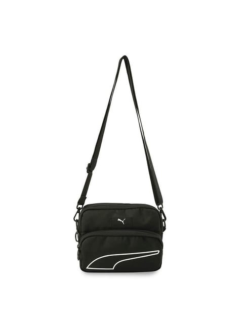 Puma Black Printed Cross Body Bag