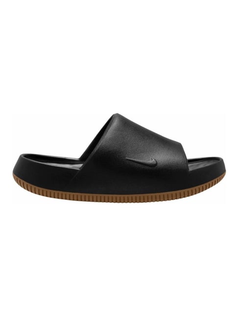 Nike Men's CALM SLIDE 2.0 Black Gum Med Brown Slides-picture-21