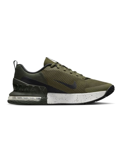 Nike Men's M AIR MAX ALPHA TRAINER 6 Medium Olive & Black Anthracite Sequoia Training Shoes