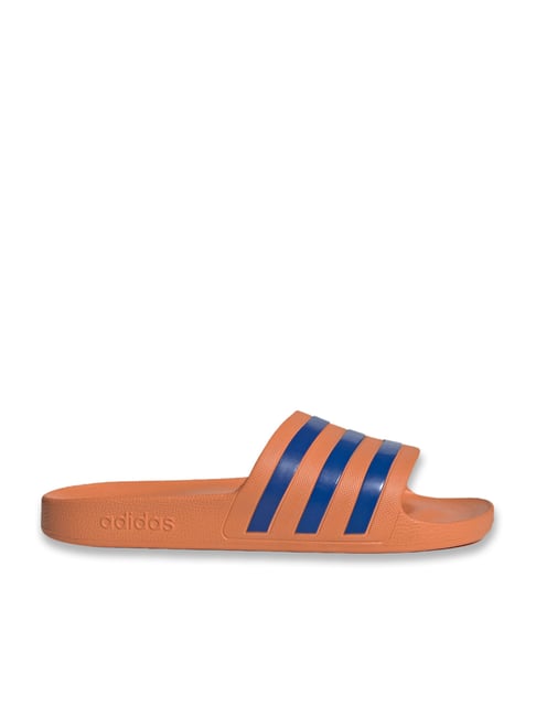 Adidas Men's Adilette Aqua Orange Slides-image-21