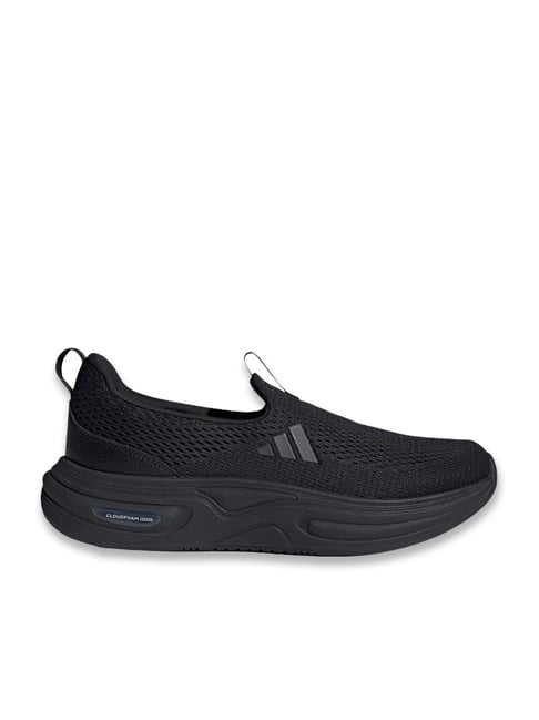 Adidas Men's Cloudfoam Cuxxion Lounge Black Running Shoes