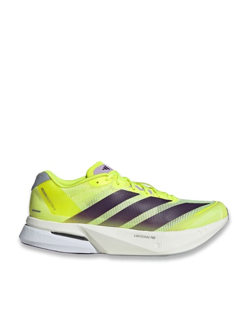 Adidas Men's Adizero Boston 13 Yellow Running Shoes-picture-20