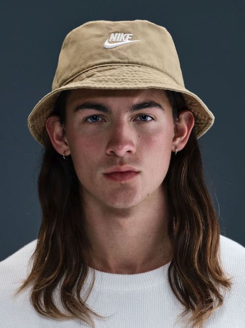 bucket hat nike beige