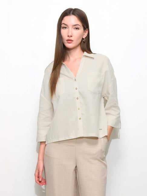 U.S. Polo Assn. Cream Shirt-picture-19