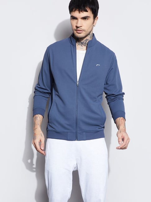 Fame Forever By Lifestyle Blue Regular Fit Jacket