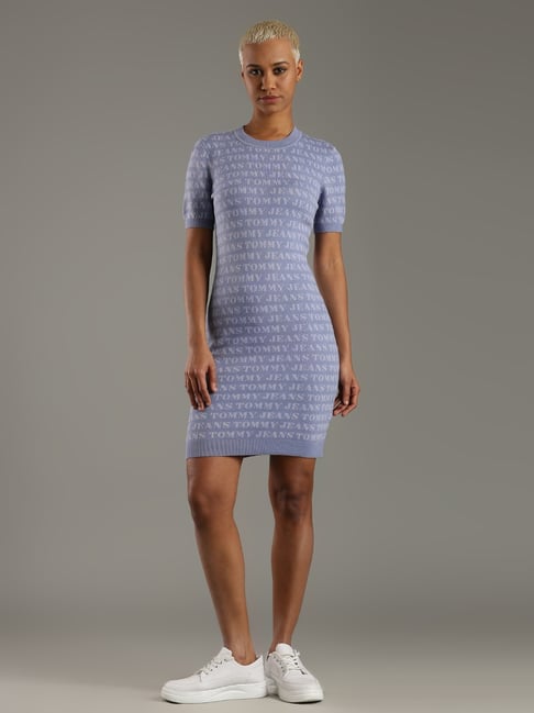 tommy hilfiger bodycon dress Tommy Hilfiger Women's Short Sleeve Asymmetric Studded Scuba Hem Sheath Dress