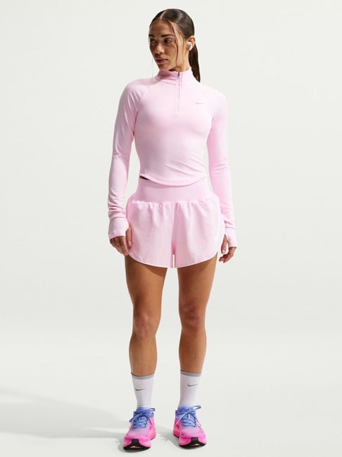 nike pink foam shorts