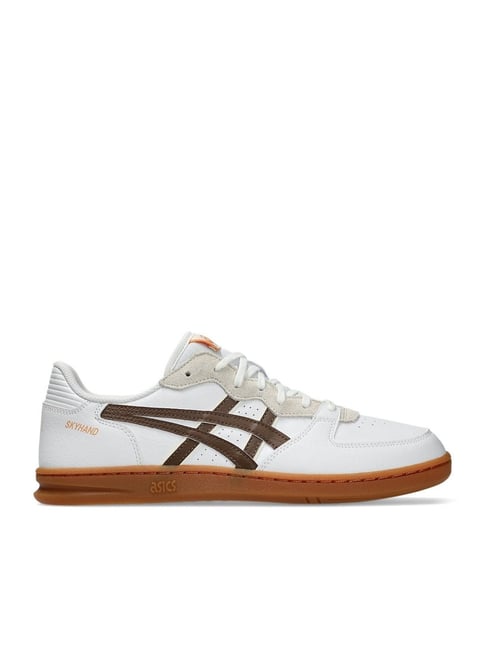 Asics Men's SKYHAND OG White & Mahogany Sneakers-picture-28