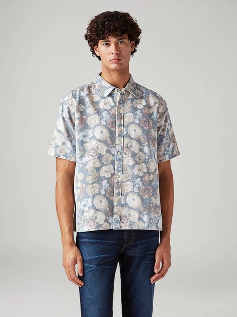 Levi's Men's Floral Relaxed Fit Shirt-picture-10