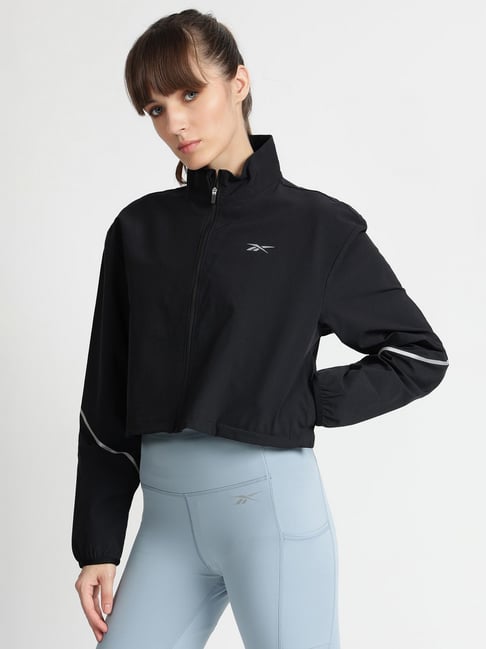 Reebok Black Solid Regular Fit Jacket-picture-19