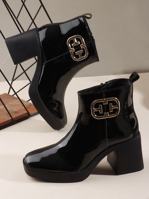 Elle Women's Black Casual Boots