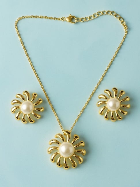 Jewelz Gold-Tone Plated Set for Women