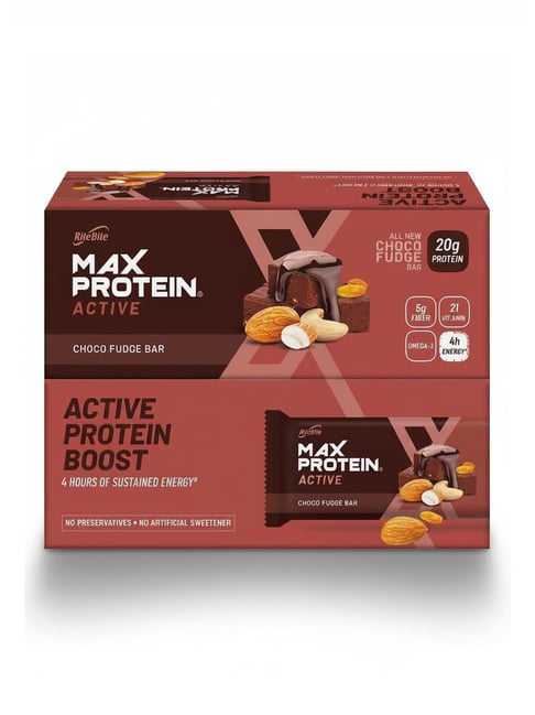 RiteBite Max Protein Active Choco Fudge 20 gm Protein Bar - 12 Bars