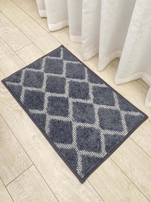 Ariana Yellow Cotton Elegant Soft & Durable Abstract Anti-Skid Door Mat