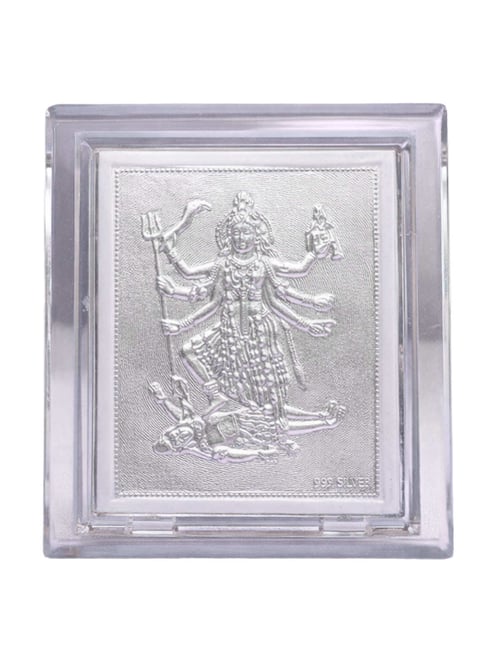 P.N.Gadgil Jewellers 925 Sterling Silver Kali Silver Frame Divine