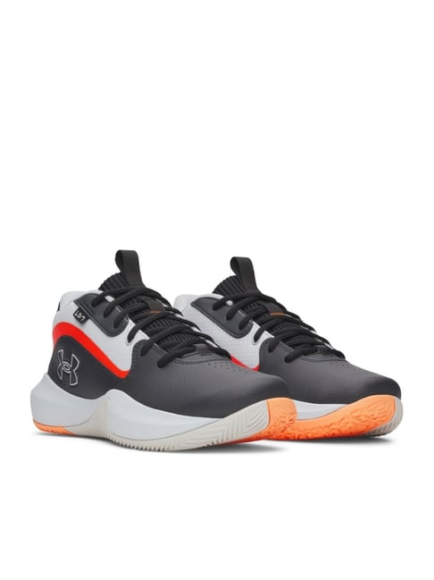 UNDER ARMOUR Men's Lockdown 7 Grey Basketball Shoes-image-14