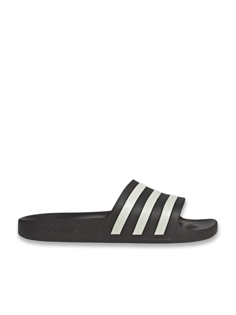 Adidas Adilette Aqua Men's Dark Brown Slides-image-30