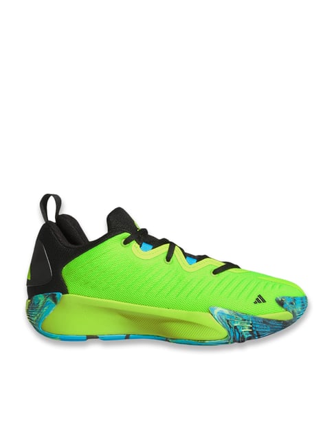 Adidas Initiation Men's Green Basketball Shoes-image-1